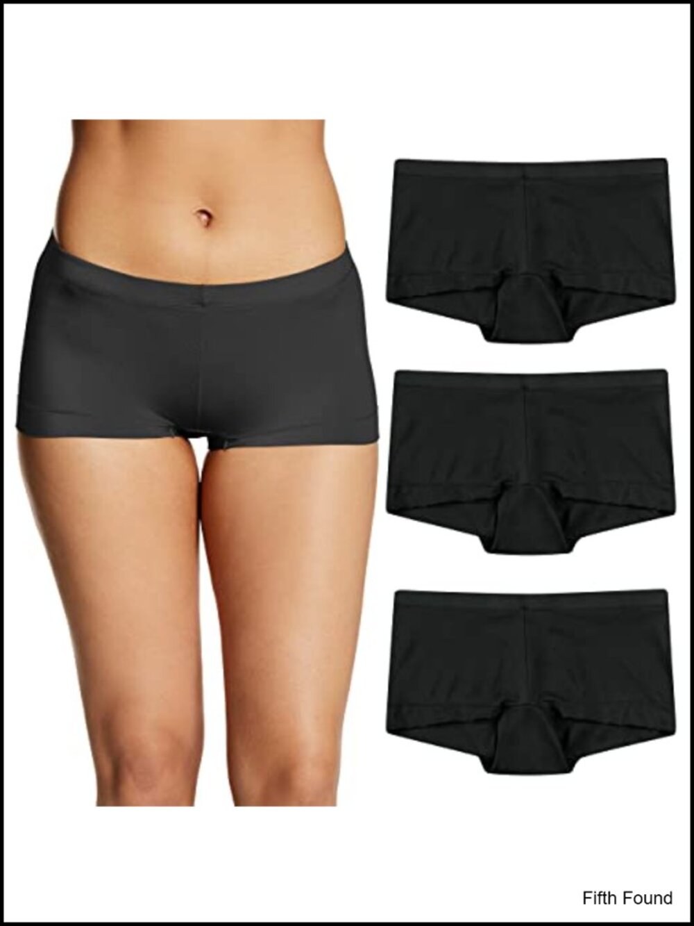 3-Pack Boy Short Panties | Soft Stretch Microfiber | Women's Coverage Underwear